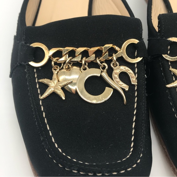 Claudia Ciuti Loafer Mules Charmed Black Slip on Womens Size 8 - Picture 5 of 14